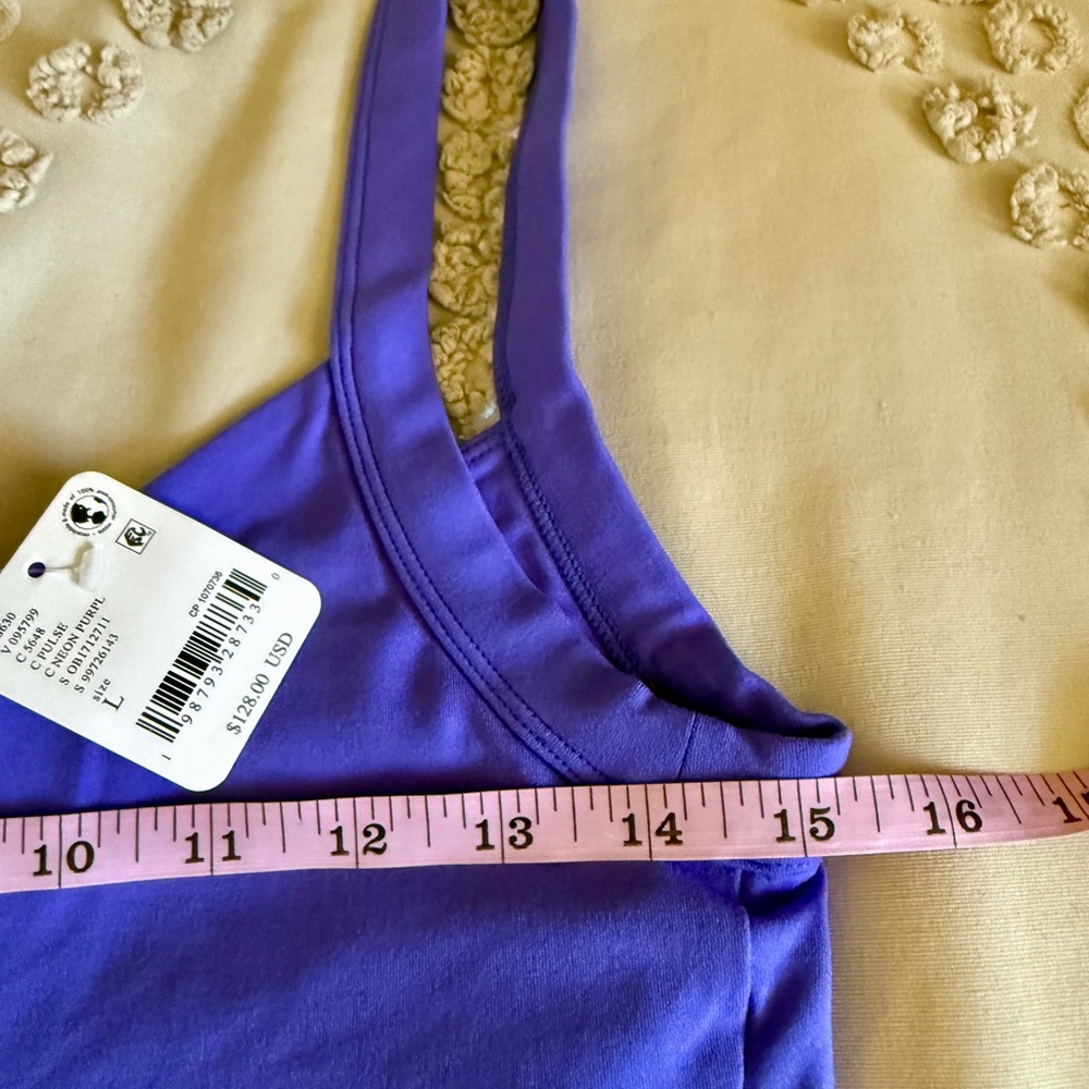 Free People FP Movement Swing Of Things Skortsie NWT Dress Neon Purple Shorts - Picture 6 of 12